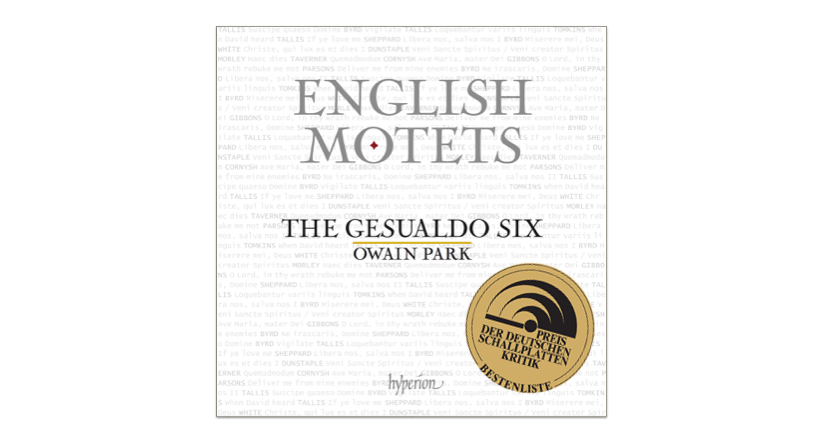 English Motets makes Bestenliste - The Gesualdo Six