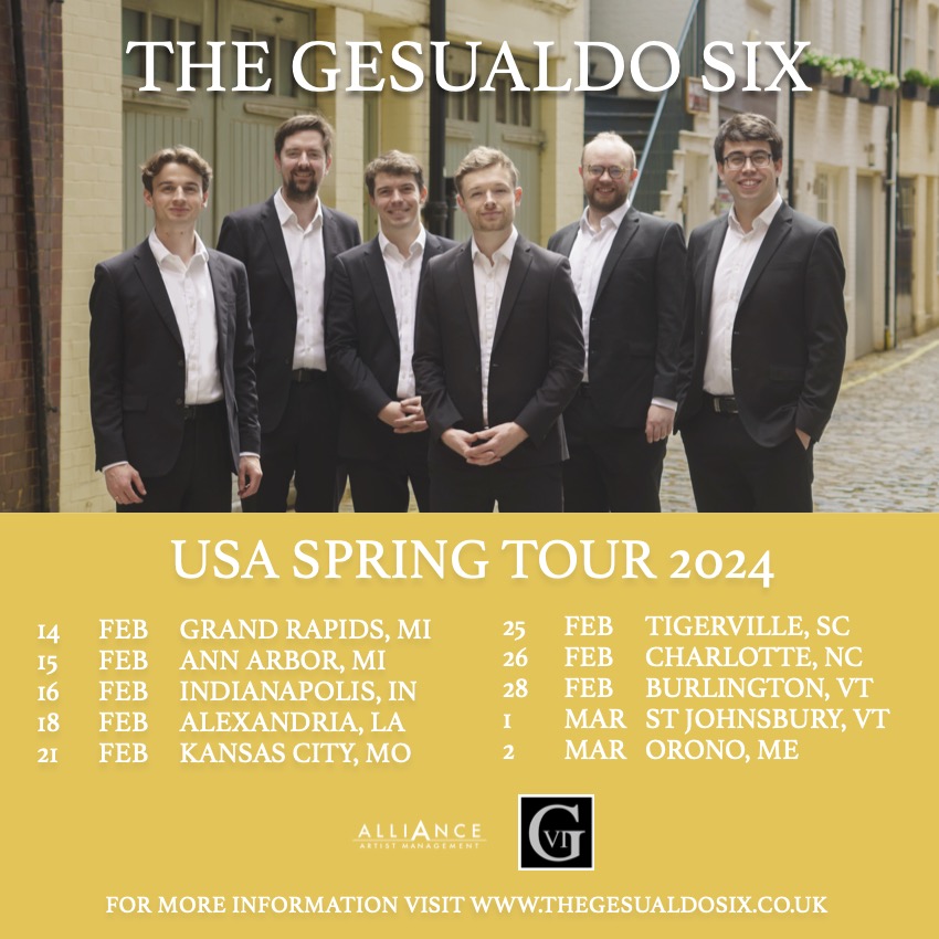 USA Spring Tour 2025 The Gesualdo Six