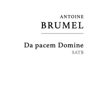 Brumel: Da pacem Domine