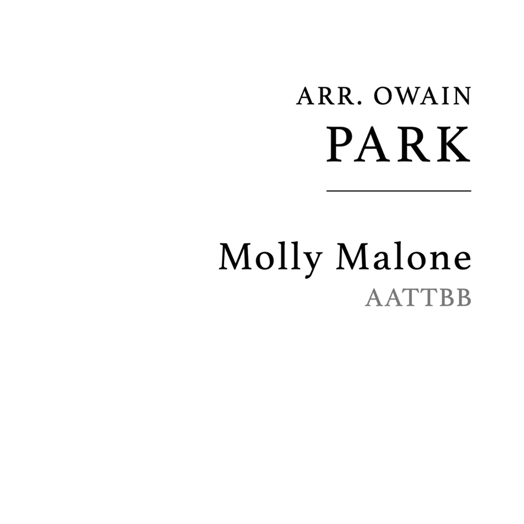 Park (arr.): Molly Malone