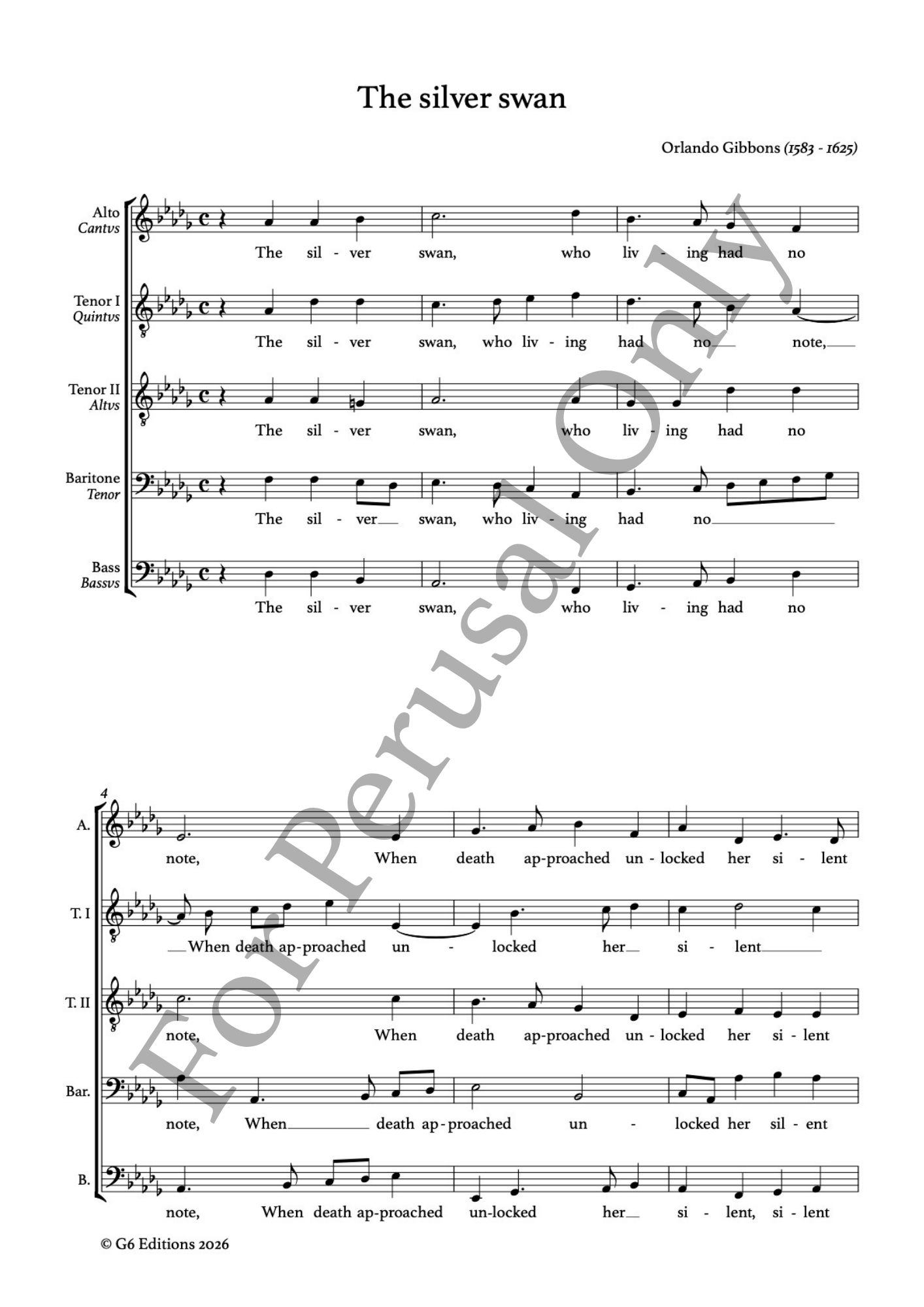 Gibbons: The silver swan - Image 3
